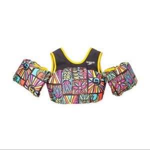 Speedo Splash Jammer - Black: Polyethylene & Polyester Life Jacket Vest, Youth S